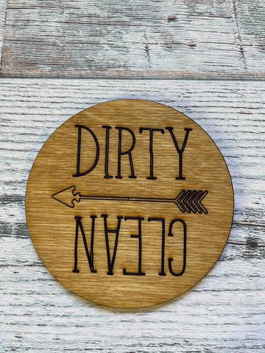 Clean or Dirty dishwasher magnet, dishwasher sign, kitchen magnet, kitchen decor, country kitchen