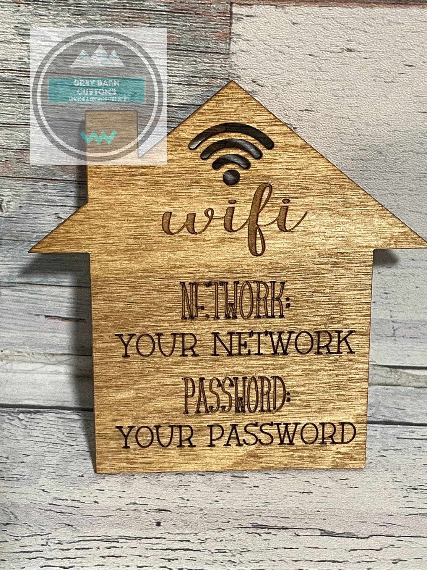 WiFi Magnet, WiFi Sign, guest room, air bnb, rental, WiFi Password, WiFi Network, custom WiFi Magnet
