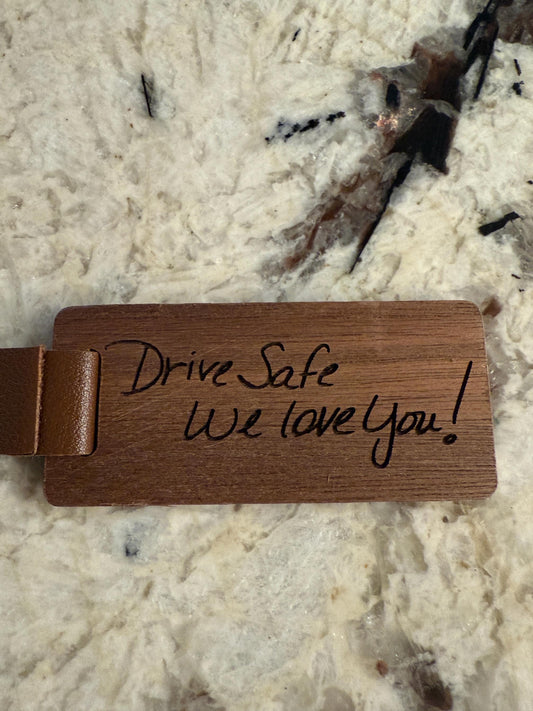 Actual Handwriting Keychain, Engraved Keychain, Actual Signature Keychain, Handwriting Keychain, Memorial Keychain