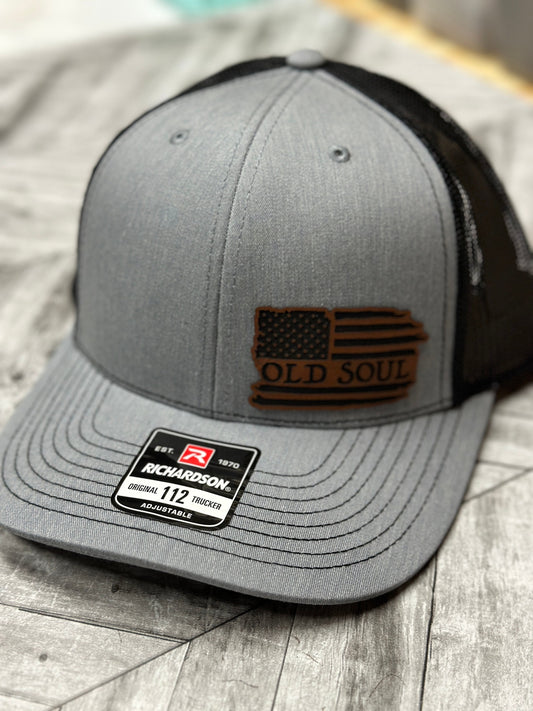 Old Soul, American, Flag hat, Richardson 112 hat