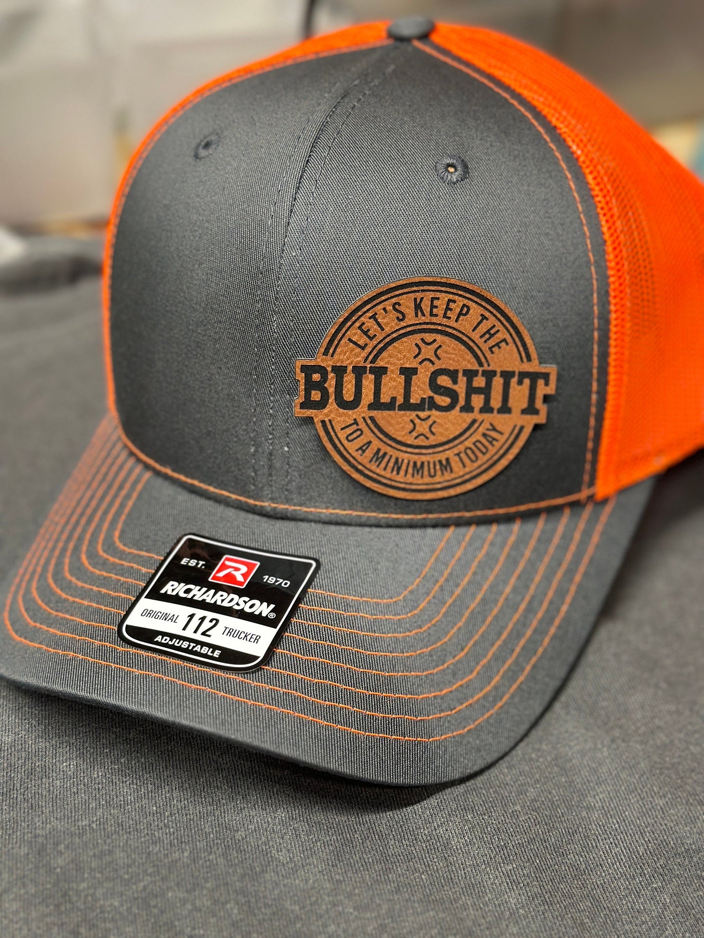 Lets keep the Bull to a minimum today,Richardson 112 hat