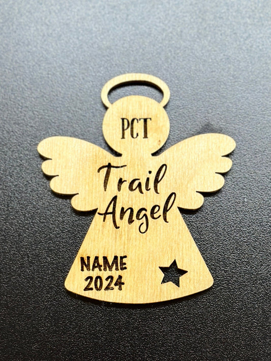 Trail Angel,  hiking Angel, Angel Ornament, Angel, Mom, Dad, Sister, Brother, memorial personalized ornament