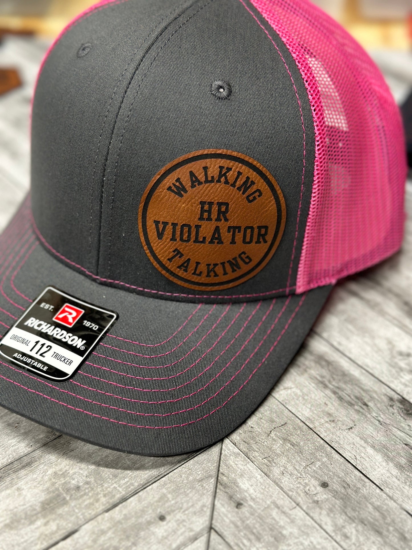 Walking Talking HR Violator hat, funny hat