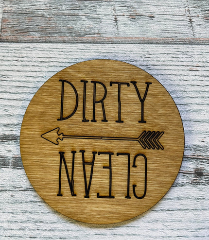 Clean or Dirty dishwasher magnet, dishwasher sign, kitchen magnet, kitchen decor, country kitchen