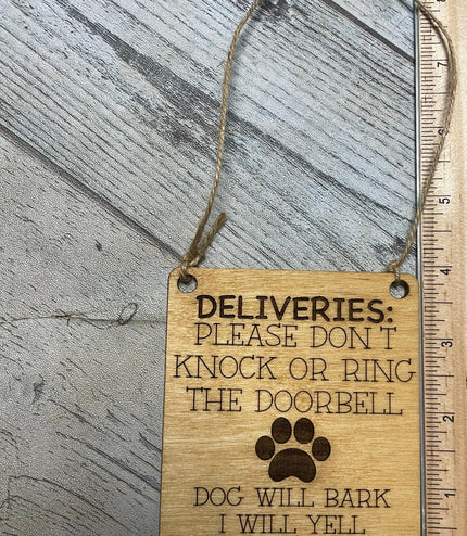 no need to ring doorbell, Shit will get real, Please Don't Knock Or Ring Doorbell, Doorbell Hanger, Door Hanger, Laser Engraved