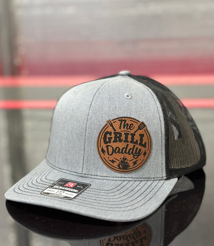 Grill Daddy, leatherette patch hat