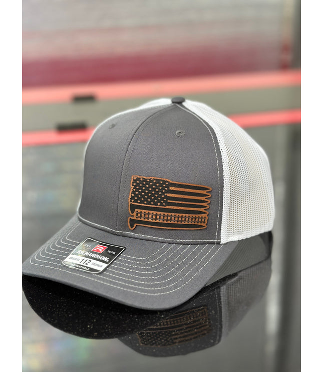 Railroad, Railroad Flag, railroad American Flag, engineer, hat, train spike, conductor, Father’s Day