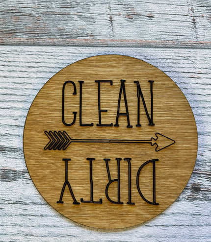 Clean or Dirty dishwasher magnet, dishwasher sign, kitchen magnet, kitchen decor, country kitchen