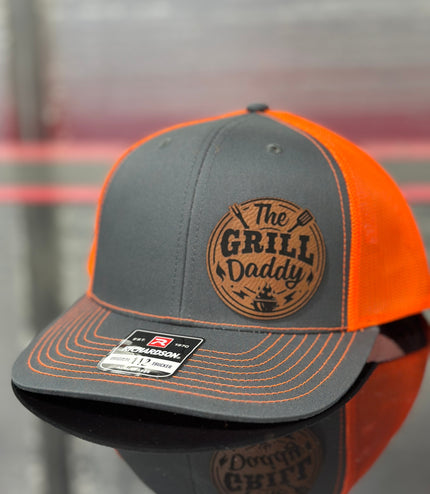 Grill Daddy, leatherette patch hat