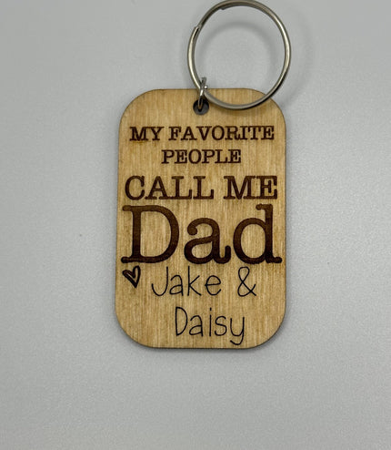 Dad key chain, bonus dad, personalized, Fathers Day, gift for him
