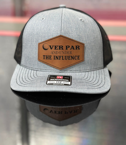 Over par and under the influence, golf hat, Father’s Day