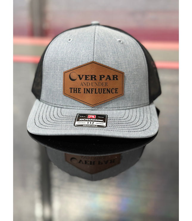 Over par and under the influence, golf hat, Father’s Day