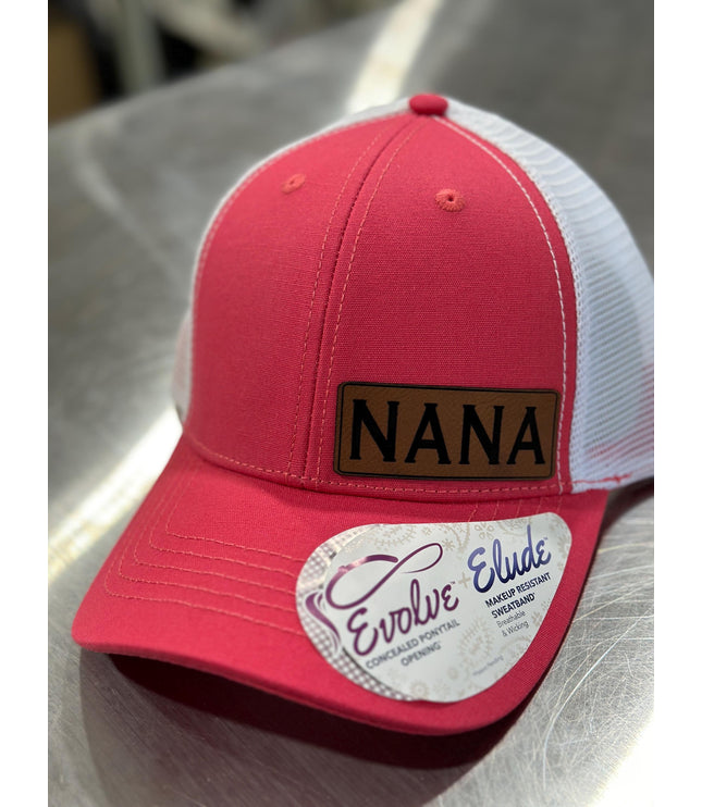 Nana, Leatherette patch hat, Memaw, Mimi, magmas, granny, grandma,