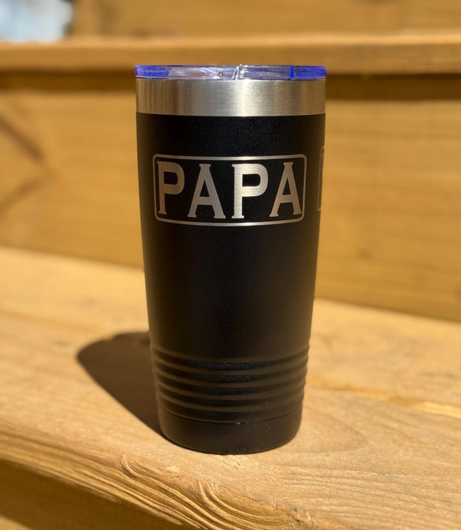 20oz tumbler, custom name, nana, papa, pawpaw, yaya, gigi