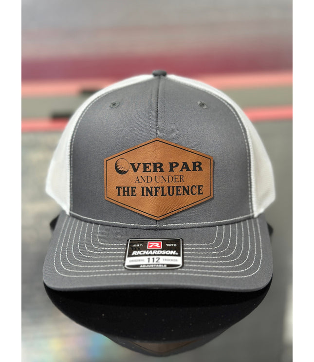 Over par and under the influence, golf hat, Father’s Day