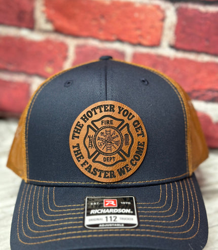 Firemans hat, funny firemans hat, The hotter you get, fire dept