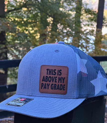 This is above my pay grade hat