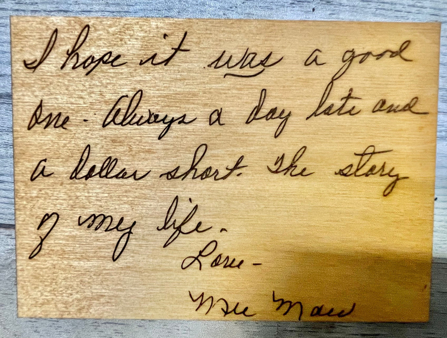 Memory Handwriting, Engraved Handwriting, Personalized engraved wood sign, Wedding, Handwriting into Art