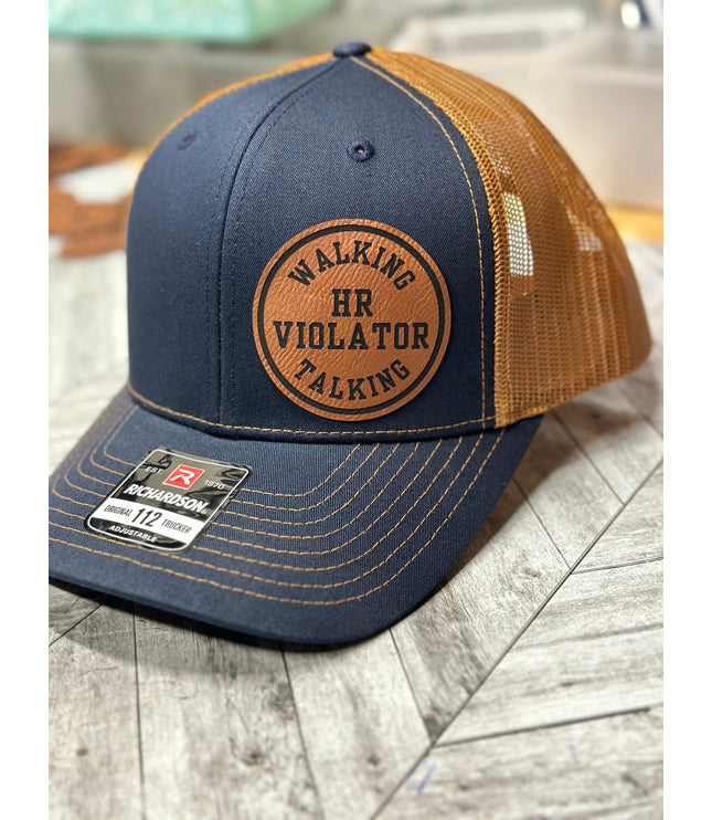 Walking Talking HR Violator hat, funny hat