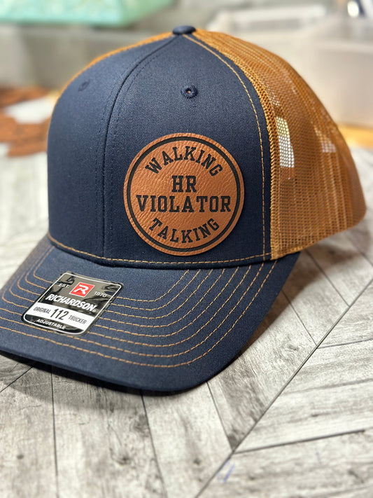 Walking Talking HR Violator hat, funny hat