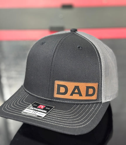 Papa Leatherette patch hat, grandpa, pawpaw, pops, poppa, dad, daddy, Fathers day