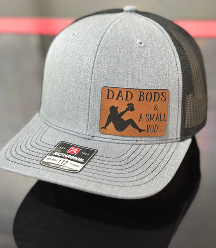 Dad Bod, A small rod, leatherette patch hat