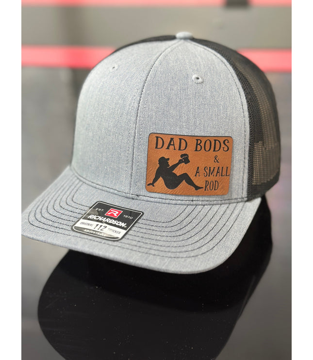 Dad Bod, A small rod, leatherette patch hat