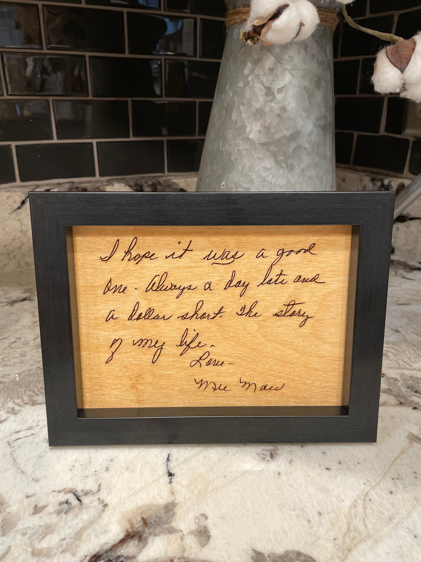 Memory Handwriting, Engraved Handwriting, Personalized engraved wood sign, Wedding, Handwriting into Art