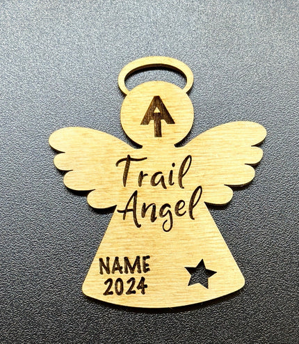 Trail Angel,  hiking Angel, Angel Ornament, Angel, Mom, Dad, Sister, Brother, memorial personalized ornament
