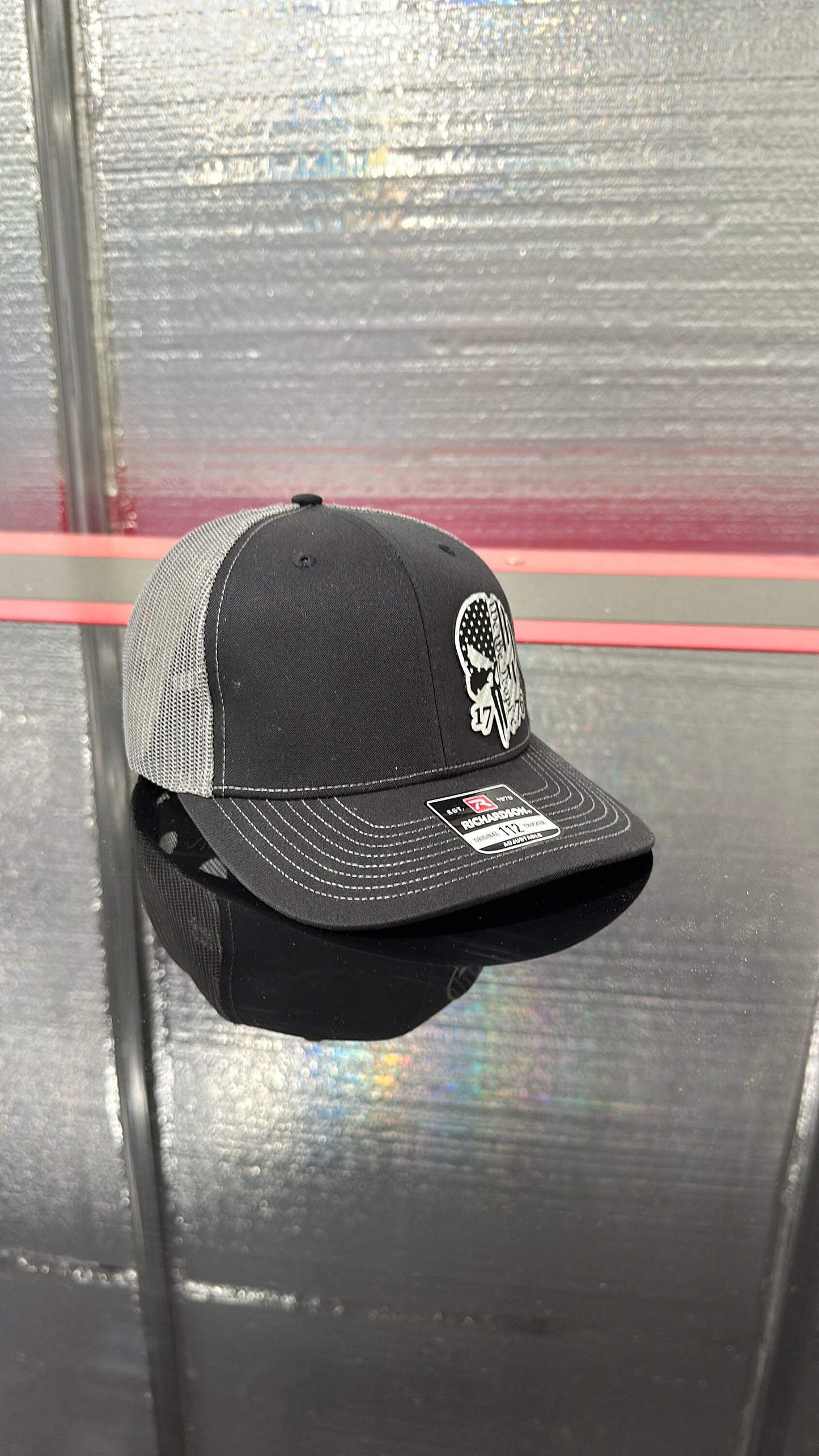 We the people, silver carbon leatherette, 1776, American, punisher,  Richardson112