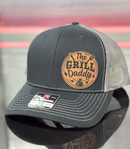 Grill Daddy, leatherette patch hat