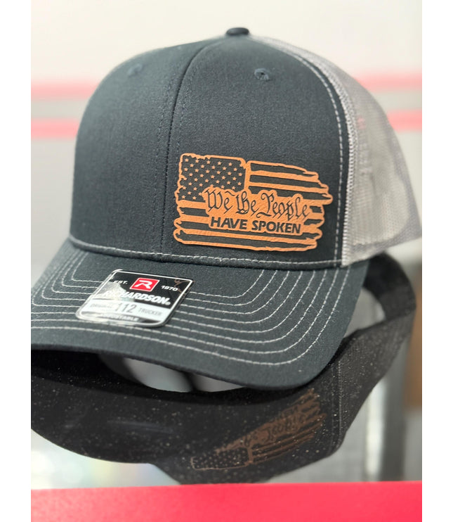 We the people have spoken, 2025, leatherette patch hat, American, Richardson112