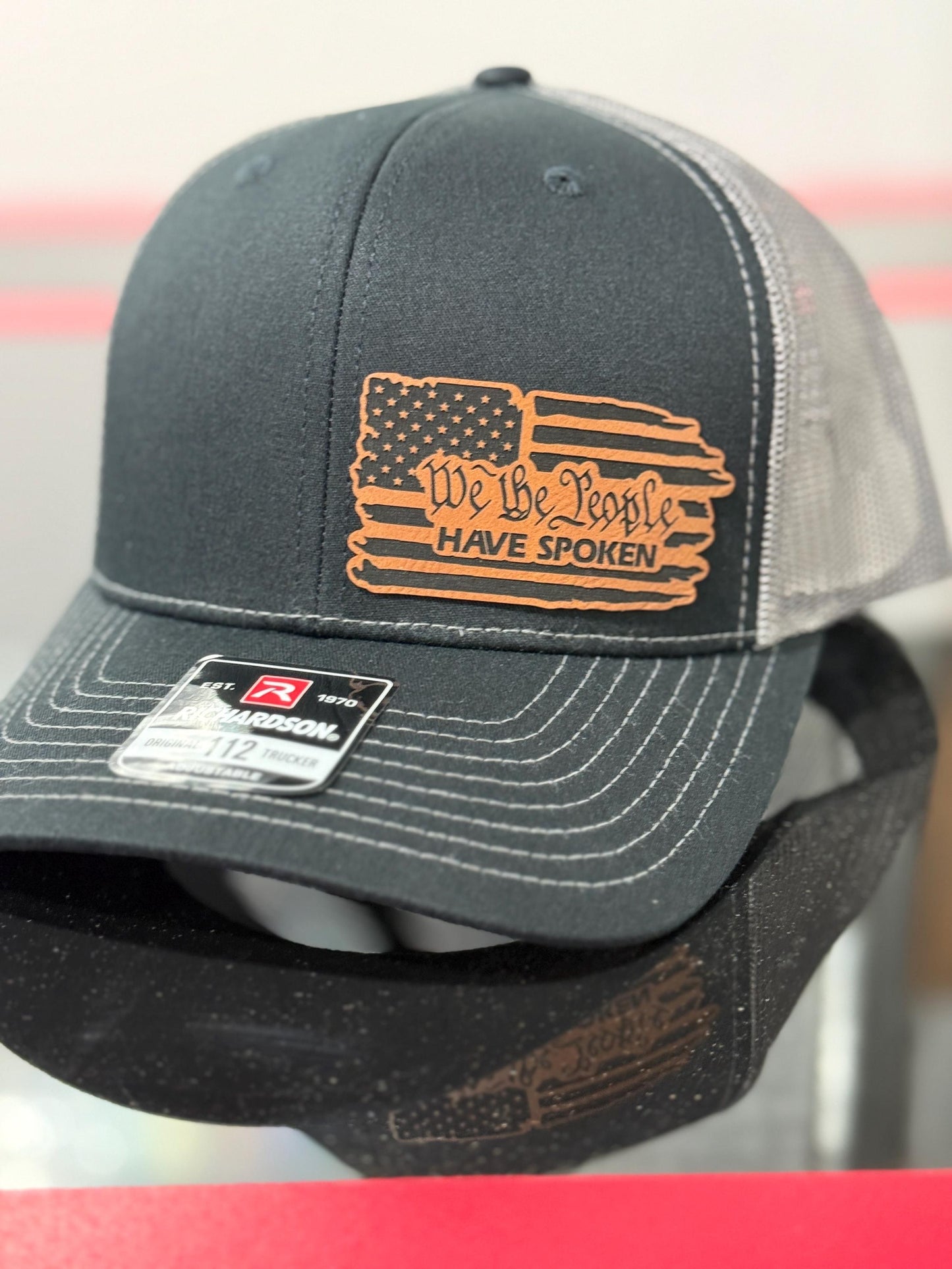 We the people have spoken, 2025, leatherette patch hat, American, Richardson112
