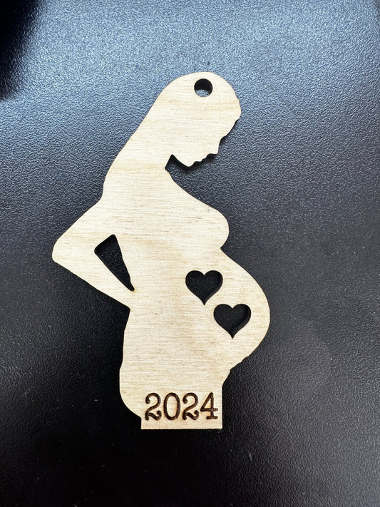 Pregnancy announcement Ornament, pregnancy announcement, Mother’s Day, baby shower, Twins, Triplets, Maternity, 2024