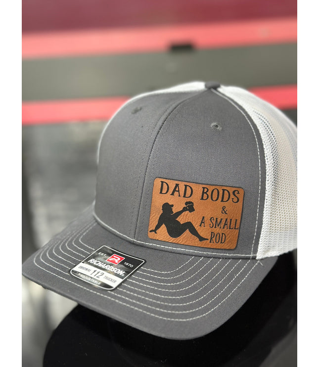 Dad Bod, A small rod, leatherette patch hat