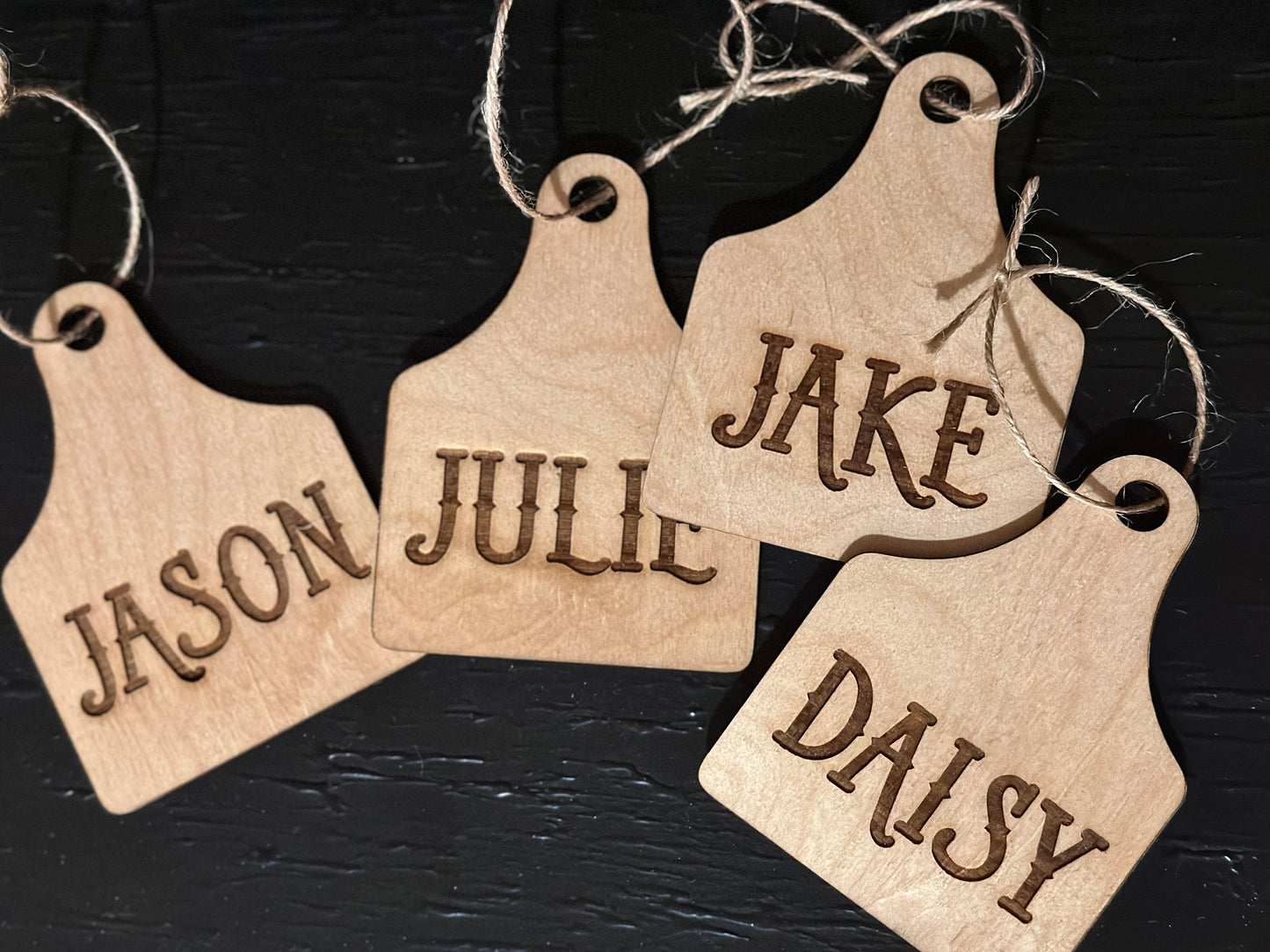 Cow tag, Stocking tag, goat tag, tag, Stocking, Christmas tag, personaized, farmhouse