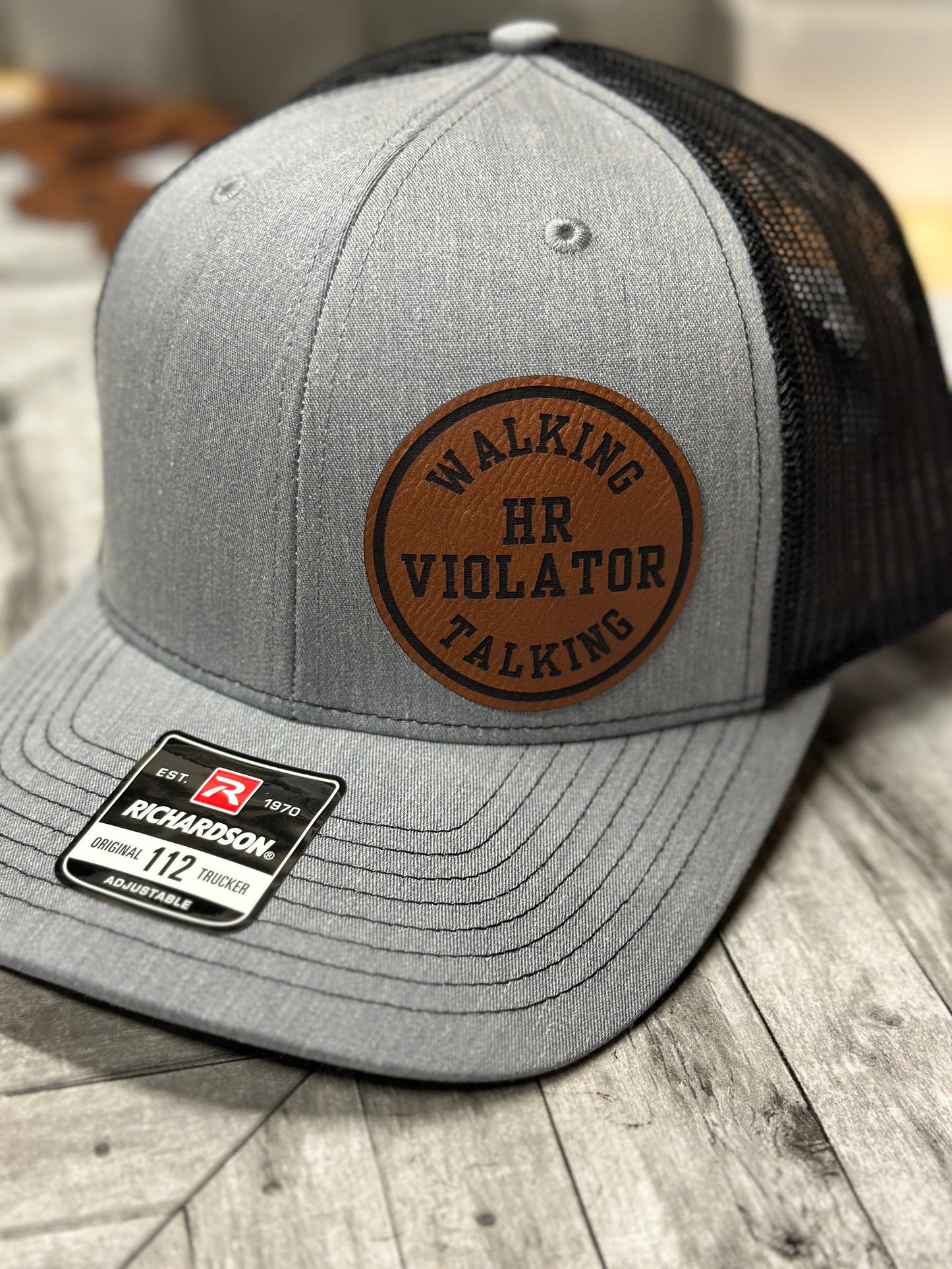 Walking Talking HR Violator hat, funny hat