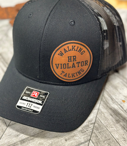 Walking Talking HR Violator hat, funny hat