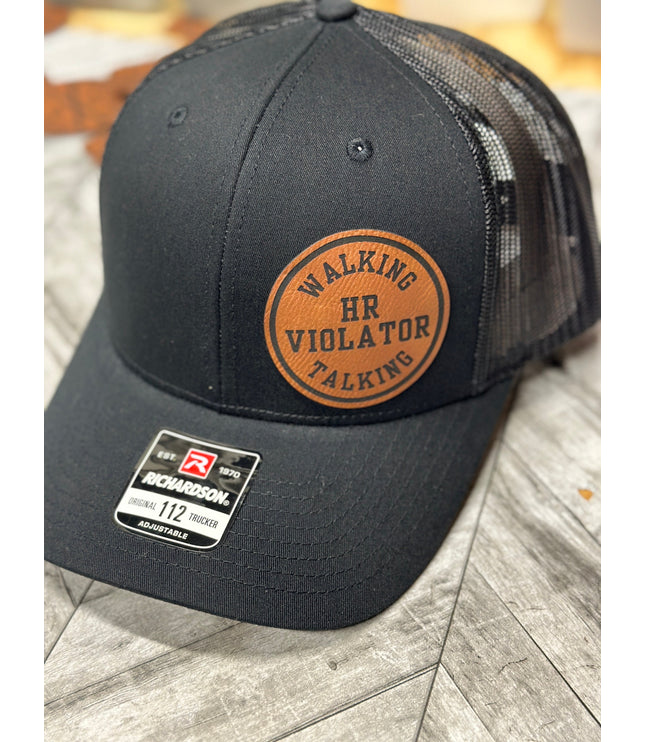 Walking Talking HR Violator hat, funny hat