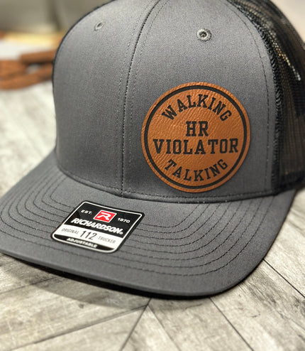 Walking Talking HR Violator hat, funny hat