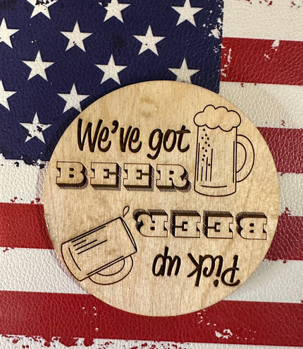 Beer fridge magnet, reminder magnet, Man cave, She shed, need beer