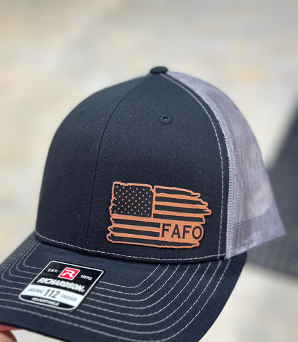 FAFO, American, Flag hat, Richardson 112 hat