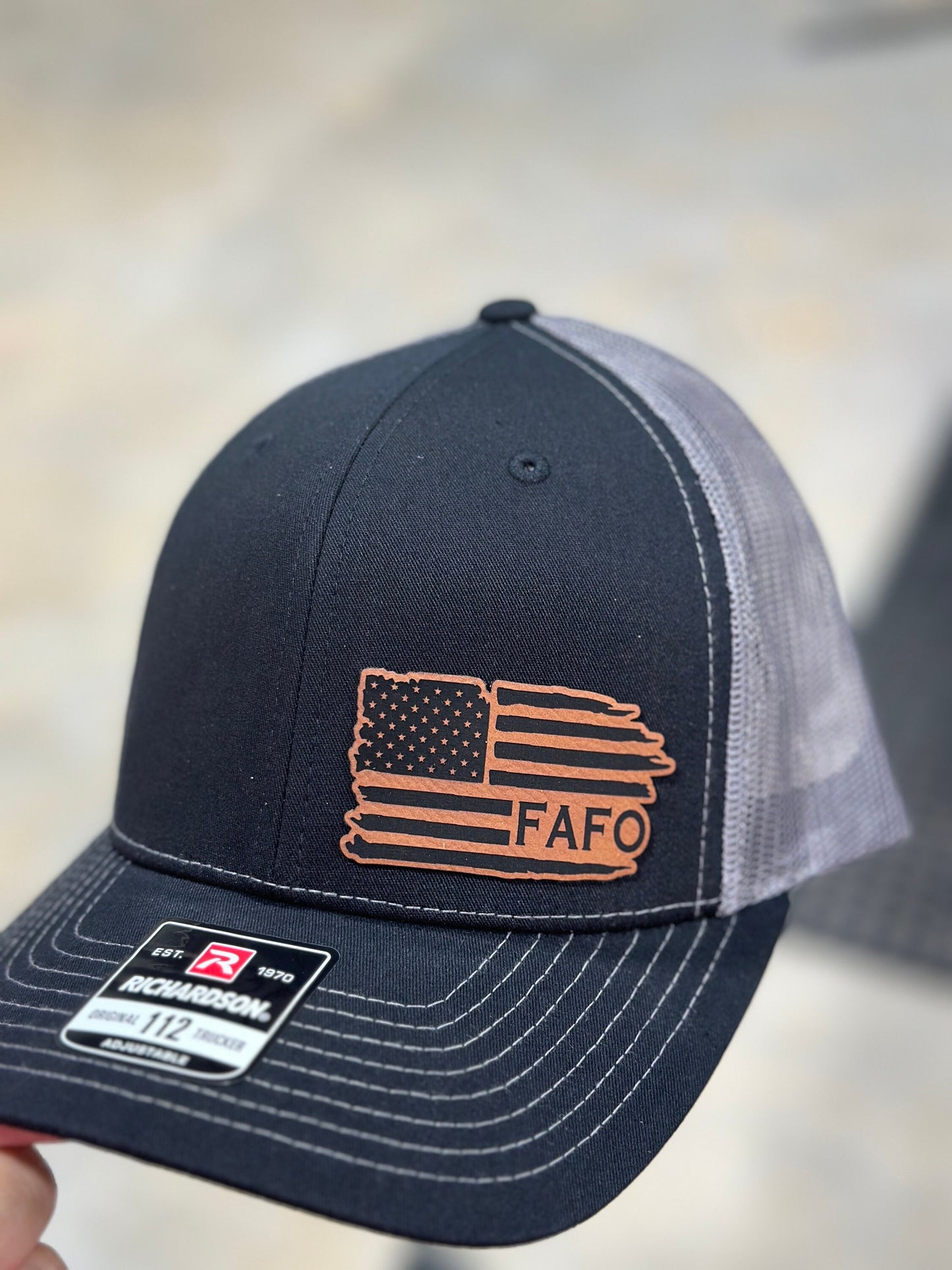 FAFO, American, Flag hat, Richardson 112 hat