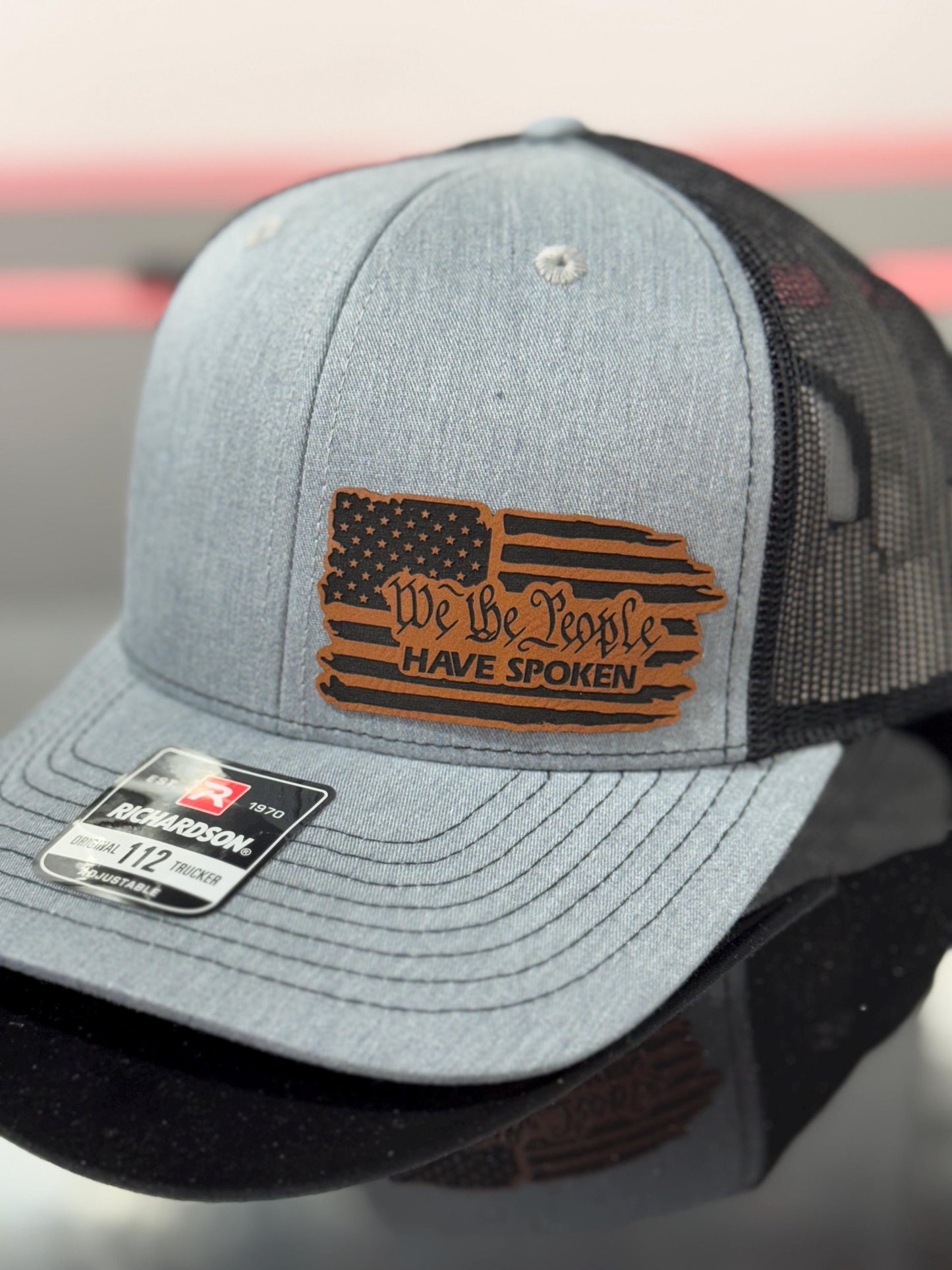 We the people have spoken, 2025, leatherette patch hat, American, Richardson112