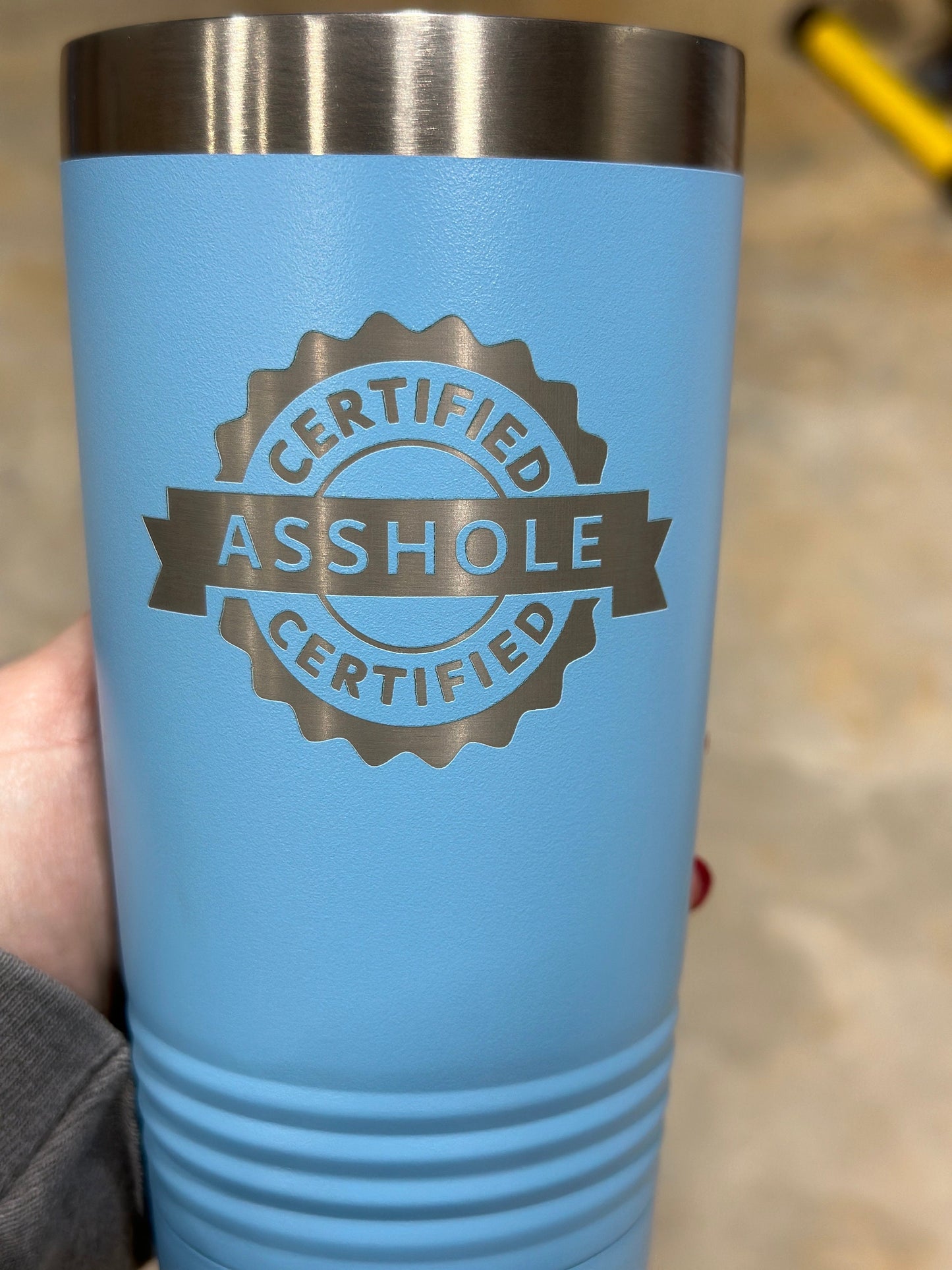 Certified A Hole tumbler