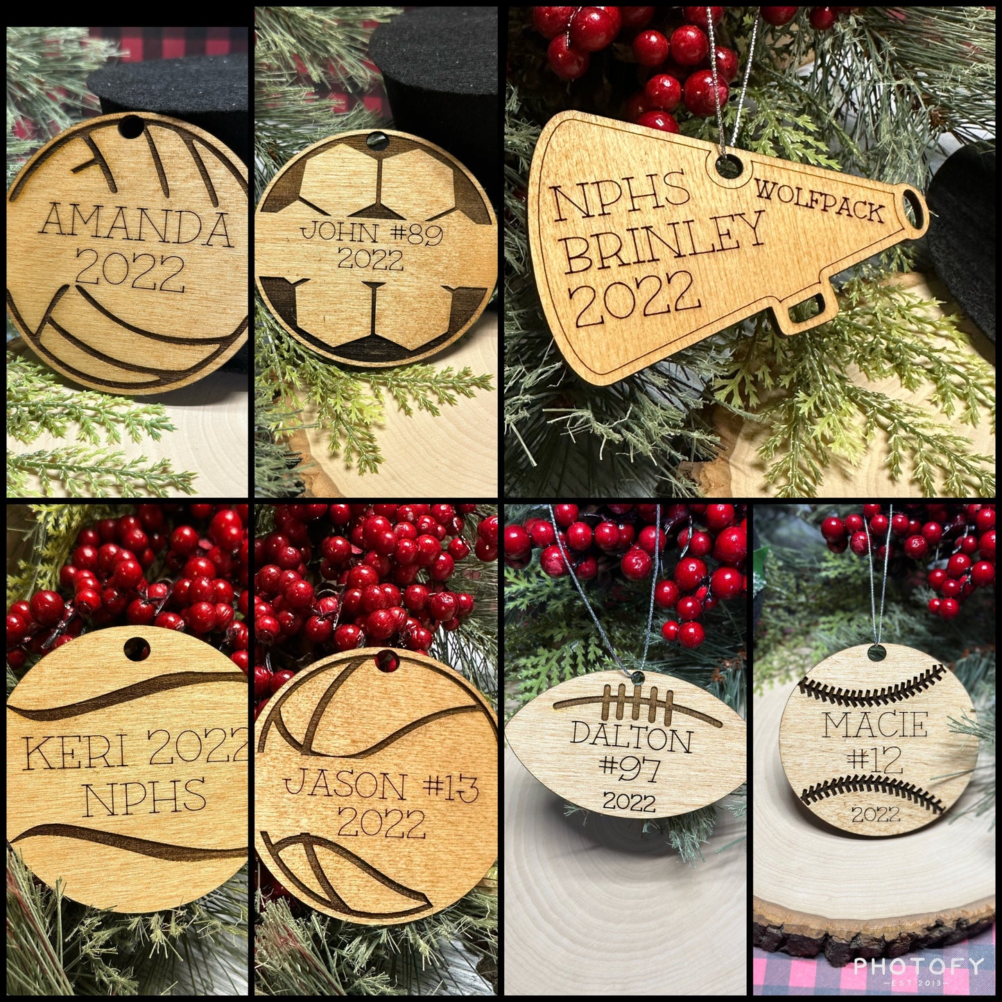 Sports Car Charm, personalized Car Charm, school sports, cheer, tennis, baseball, football, volleyball, soccer, Christmas