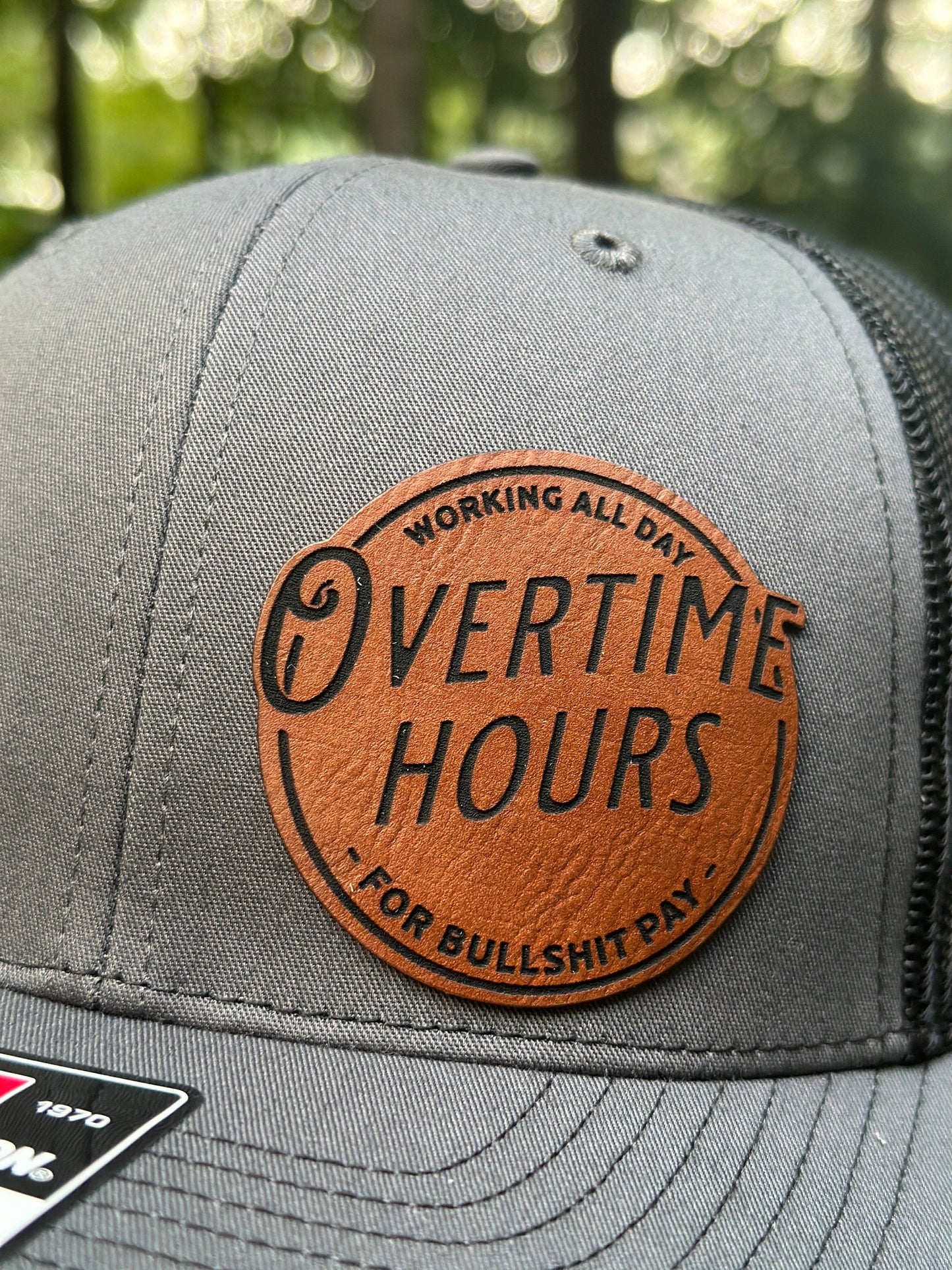Overtime hours hat, BS pay hat