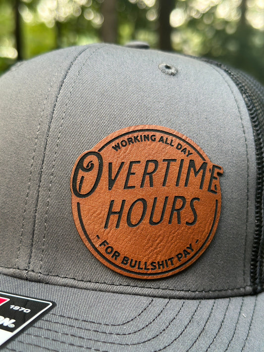 Overtime hours hat, BS pay hat