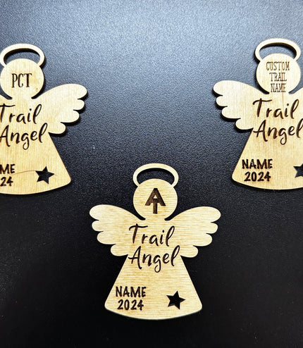 Trail Angel,  hiking Angel, Angel Ornament, Angel, Mom, Dad, Sister, Brother, memorial personalized ornament