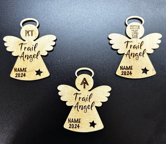 Trail Angel,  hiking Angel, Angel Ornament, Angel, Mom, Dad, Sister, Brother, memorial personalized ornament